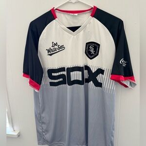 Men’s Los White Sox Chicago Soccer Jersey Size M